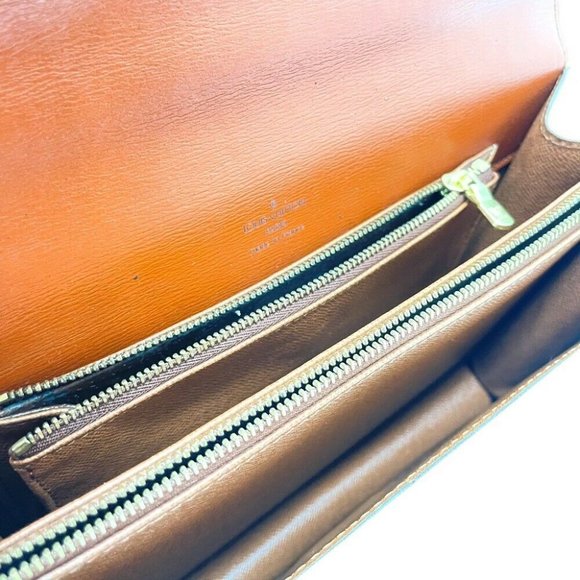 Authentic LOUIS VUITTON M52133 Epi Concord Business bag Hand Bag Epi Leather Bro - Picture 7 of 11